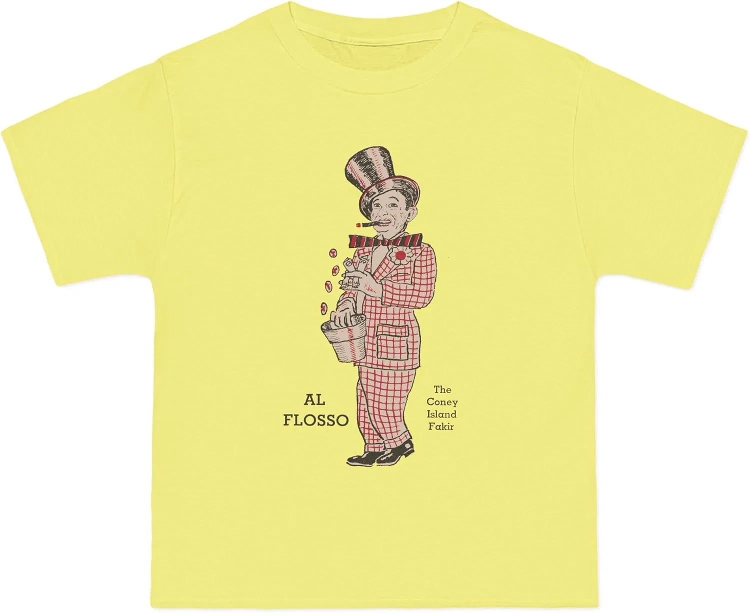 Мужская футболка с коротким рукавом The Coney Island Fakir/Beefy-T®, Lemon Meringue