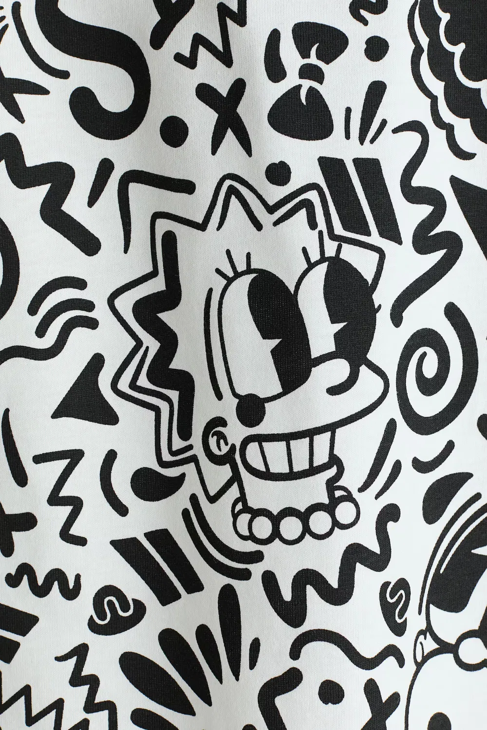 Футболка с принтом H&M, Weiß/Die Simpsons — фото 2