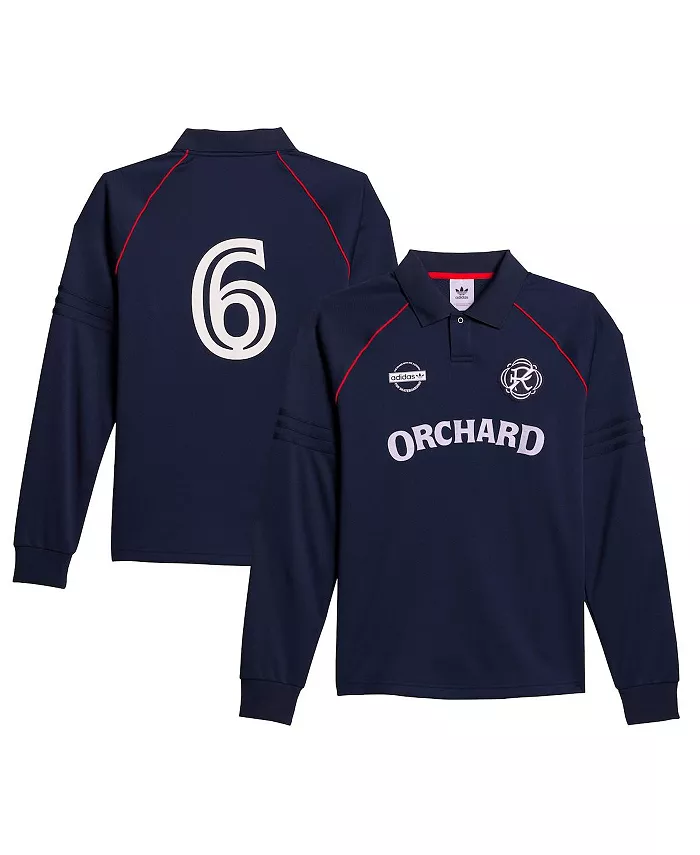 

Мужская футболка с длинным рукавом для скейтбординга Navy Orchard x New England Revolution adidas