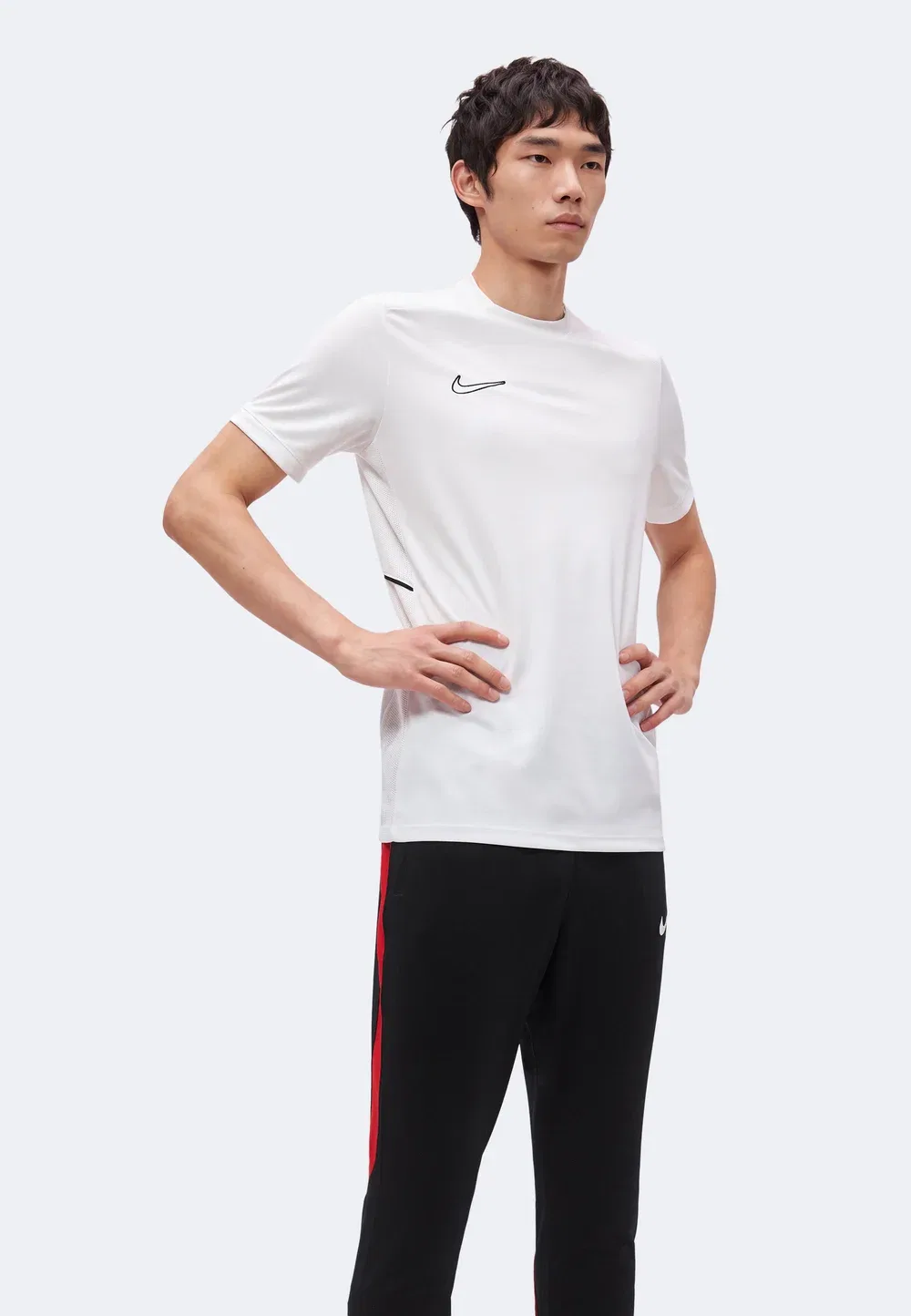 Мужская клубная одежда Турции Nike Performance, Black/Sport Red/White — фото 4