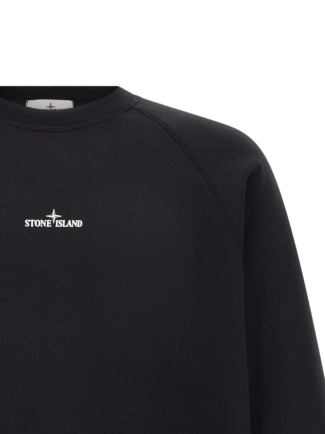 Свитшот с принтом Stone Island, черный — фото 3