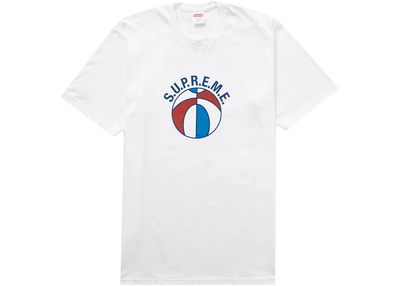Мужская футболка с принтом Supreme League Tee Supreme, White