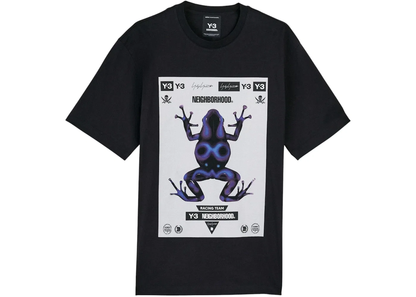 Мужская футболка с принтом Y-3 NBHD Graphic Tee Adidas, Black