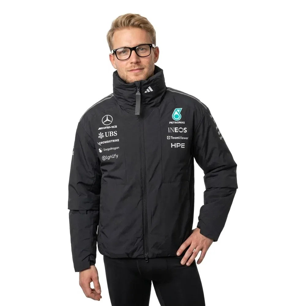 Мужская куртка с утеплителем PrimaLoft Mercedes-AMG Petronas F1 Team Engineers Adidas, Black — фото 2