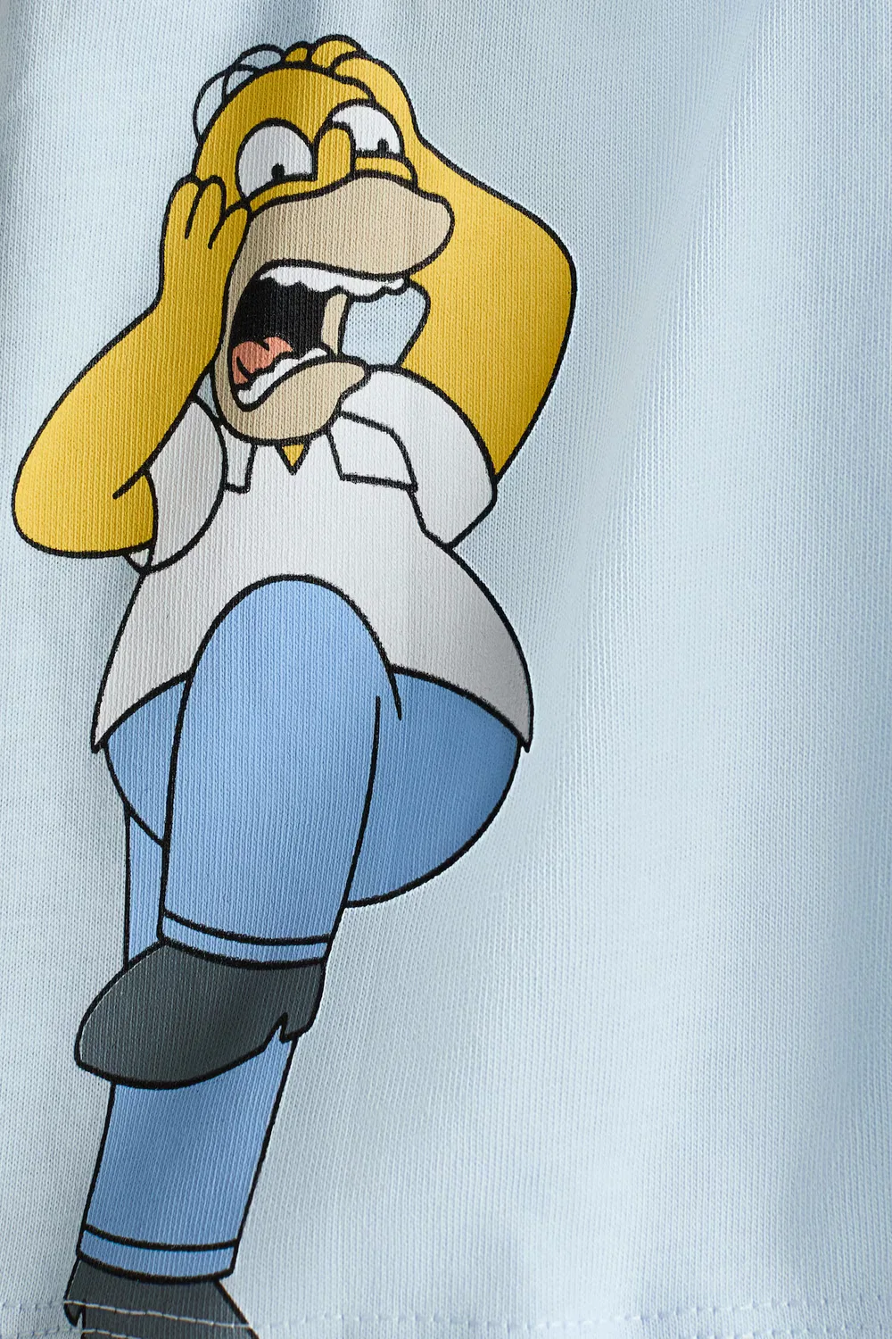 Футболка с принтом H&M, Hellblau/Die Simpsons — фото 2