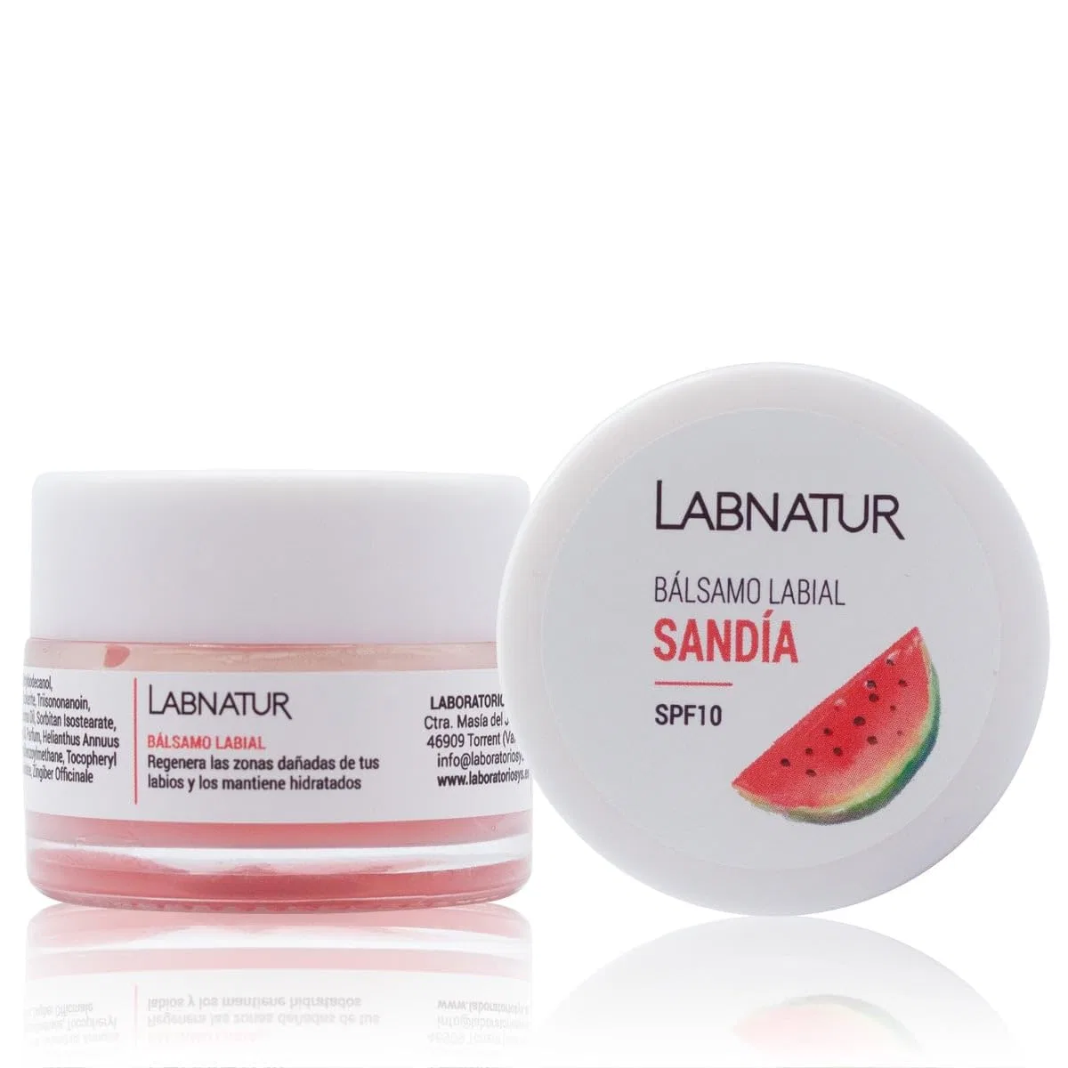 Бальзам для губ увлажняющий SYS Organic Lip Care 15 мл, Sandia — фото 2