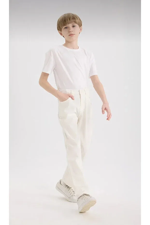 Детские брюки для девочек зауженные Asl Golf Club, White