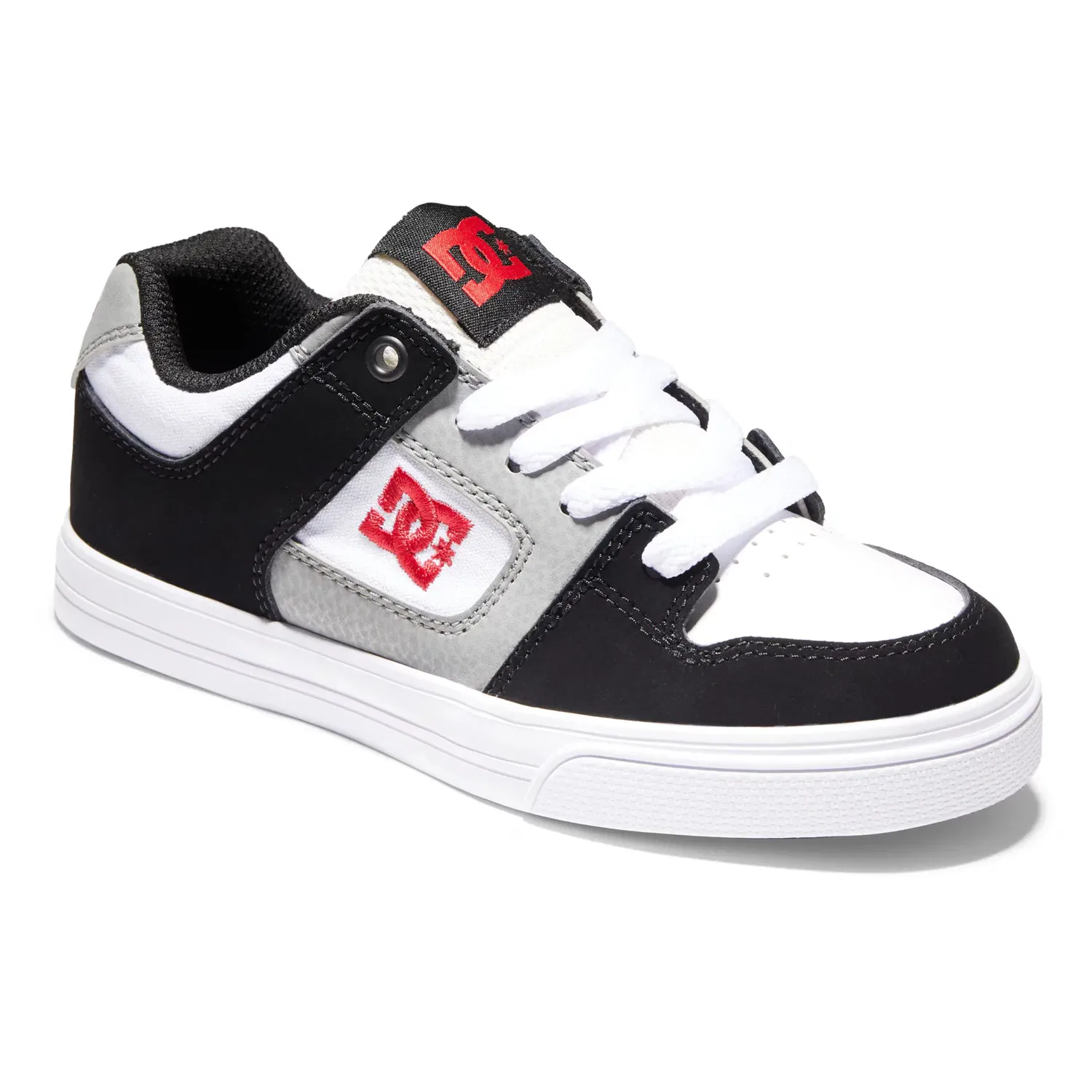 Детские кроссовки для мальчиков кожаные Pure DC Shoes, Blanco — фото 2