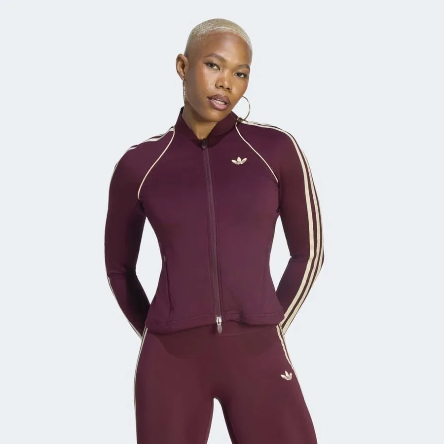 Женская футболка с длинным рукавом OG SP MIDLAY adidas, Бордовый