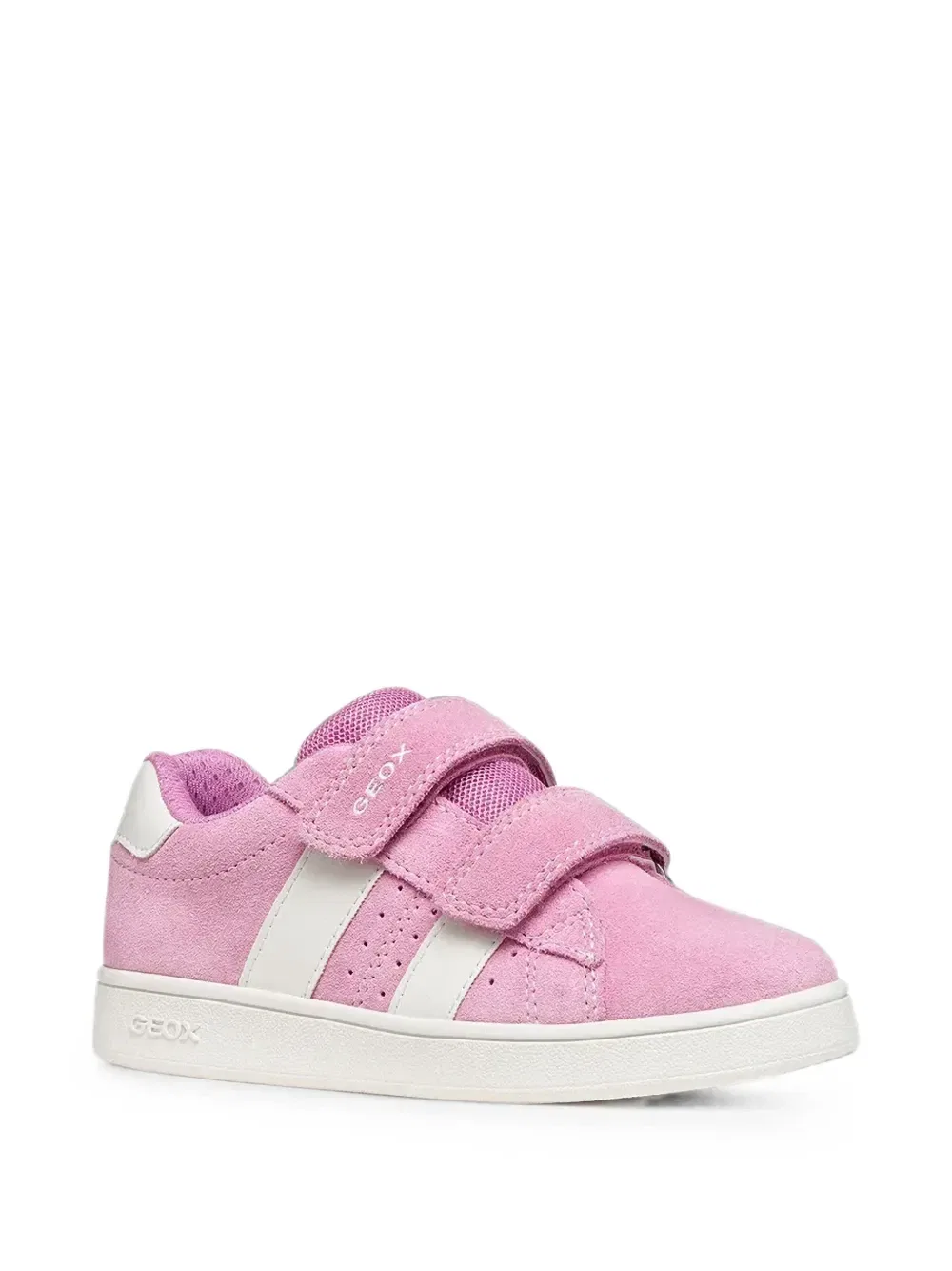 Кроссовки Eclipper Junior с ремешками-липучками Geox Kids, розовый