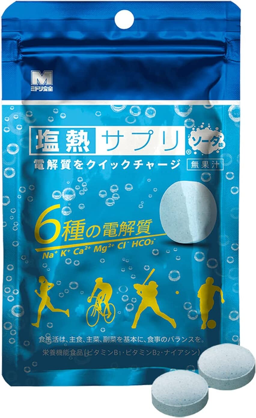 

Электролиты Midori Anzen Salt & Heat, 30 г, 24 капсулы