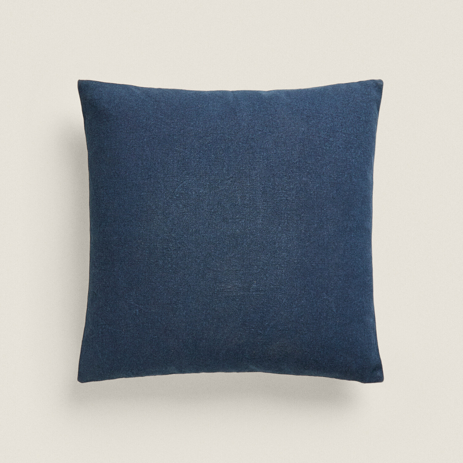 

Чехол для подушки Zara Home Plain Cotton, 45х45 см, синий