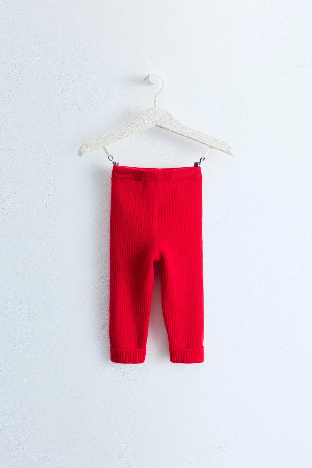 Леггинсы ZARA TIMELESS из 100% кашемира, Red — фото 2