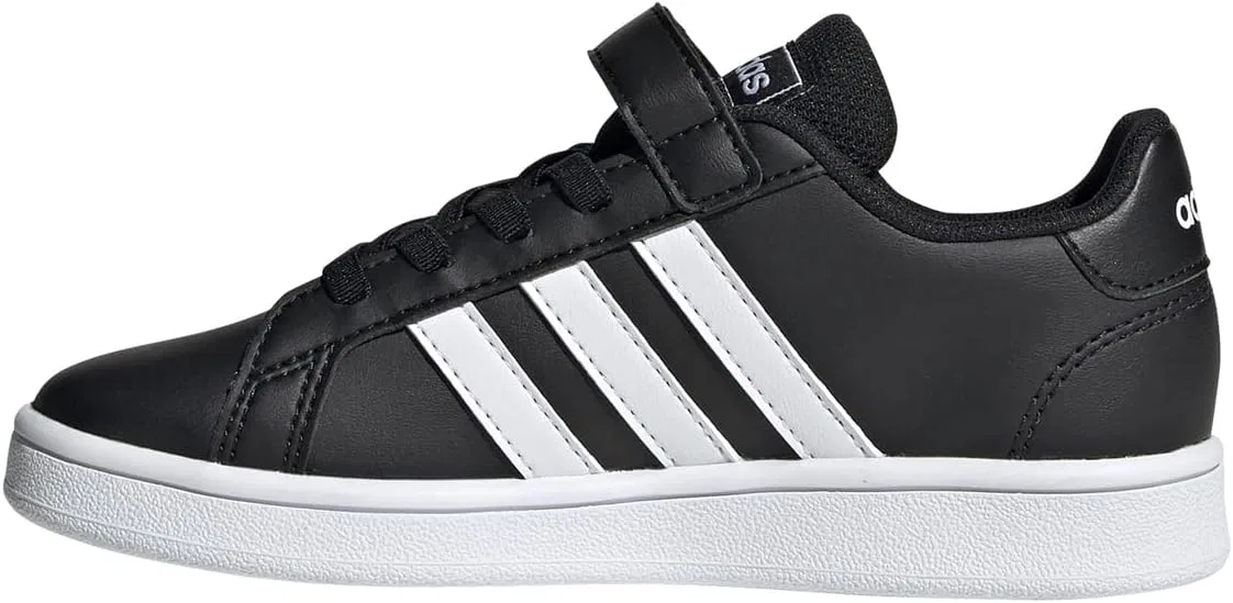 Детские кроссовки Grand Court Sneaker, Black/White/White — фото 3