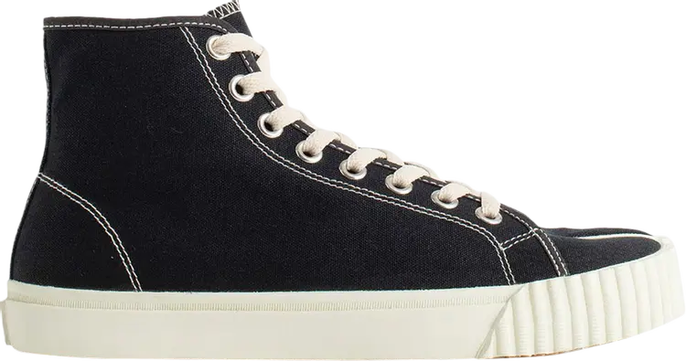 Кроссовки Maison Margiela Wmns Tabi High Black White, черный