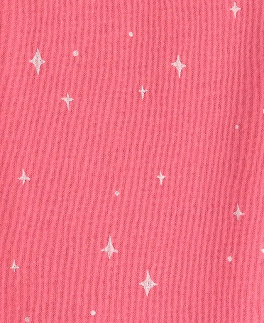Комплект пижам из хлопка с длинным рукавом Unicorn Cotton Pajamas Carter's, Coral Pink — фото 3