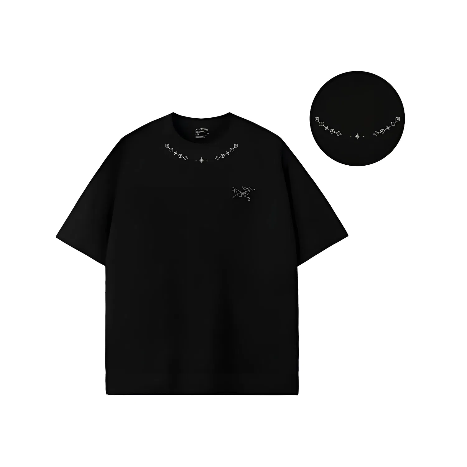 Arcteryx Футболка с контрастным принтом и вышивкой Арктерикс Крагг, Black — фото 3
