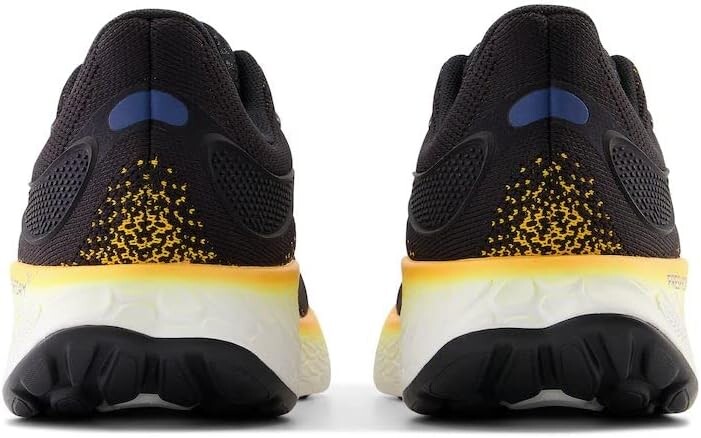 Мужские беговые кроссовки New Balance Fresh Foam X 1080 V12, черный/горячий календулы — фото 4