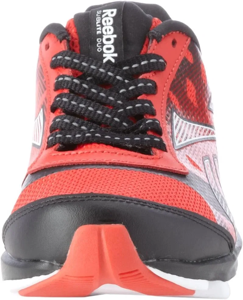 Детские кроссовки для девочек Sublite Duo Chase Reebok, Techy Red/Black/White — фото 2
