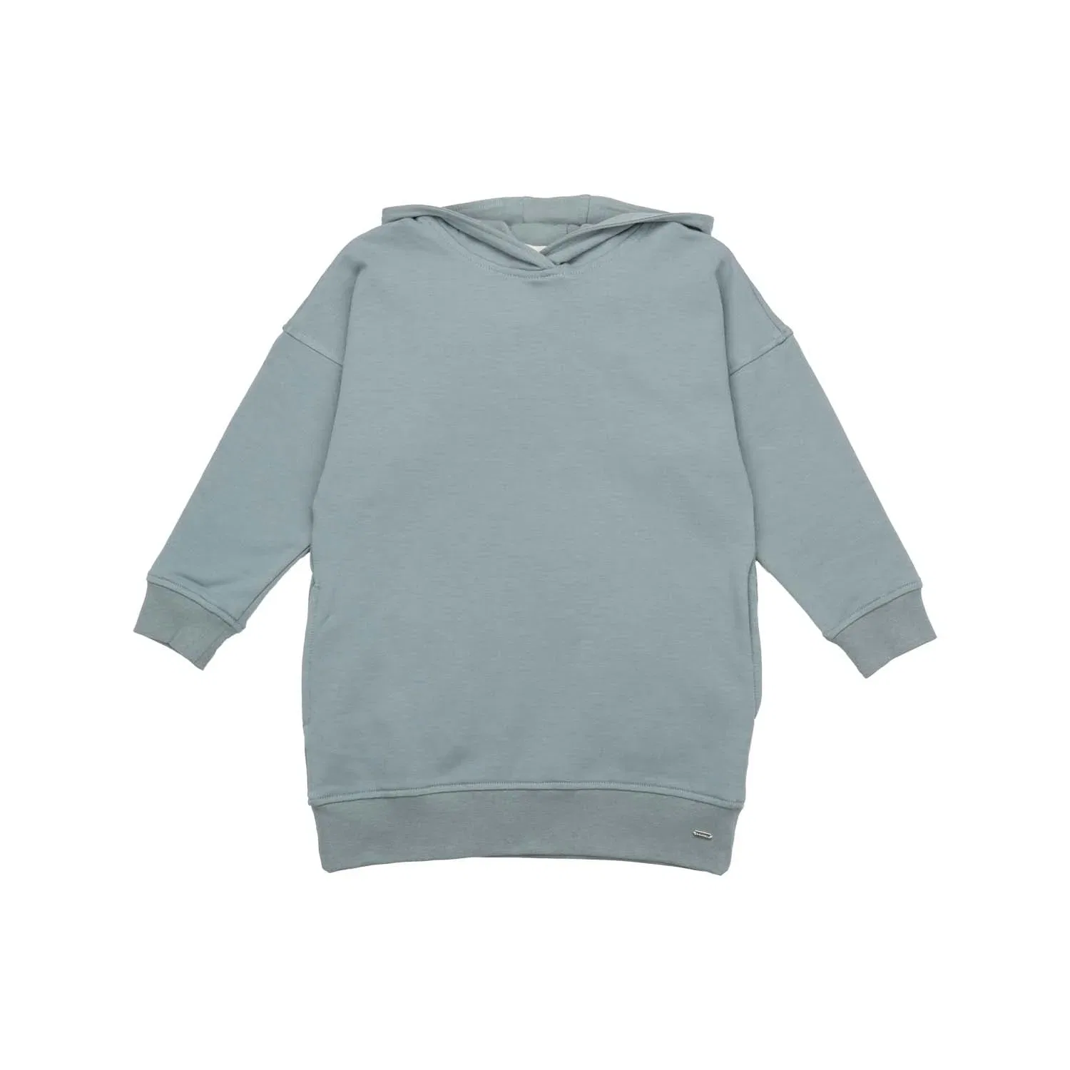 Платье из футера с капюшоном Green Walkiddy, зеленый