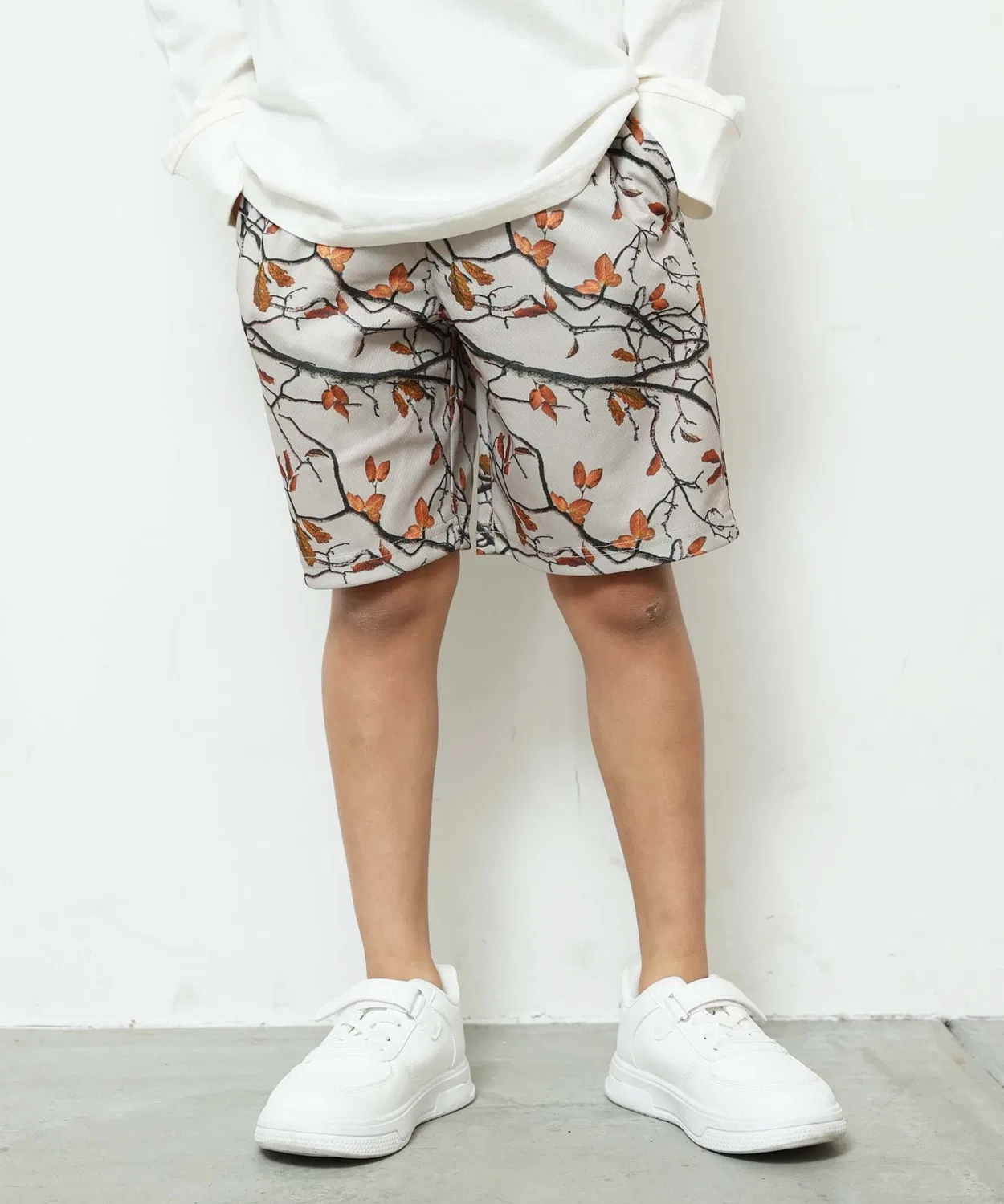 Детские шорты из дри-меша с принтом, модель Dry Mesh SHISKY, Beige — фото 4