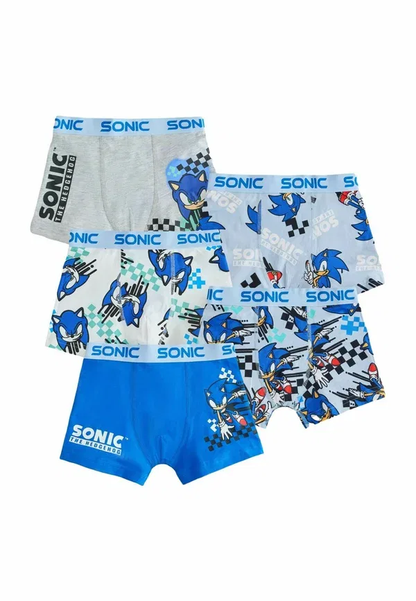 Трусы с принтом Sonic the Hedgehog 5 Pack Next grey, синий/серый