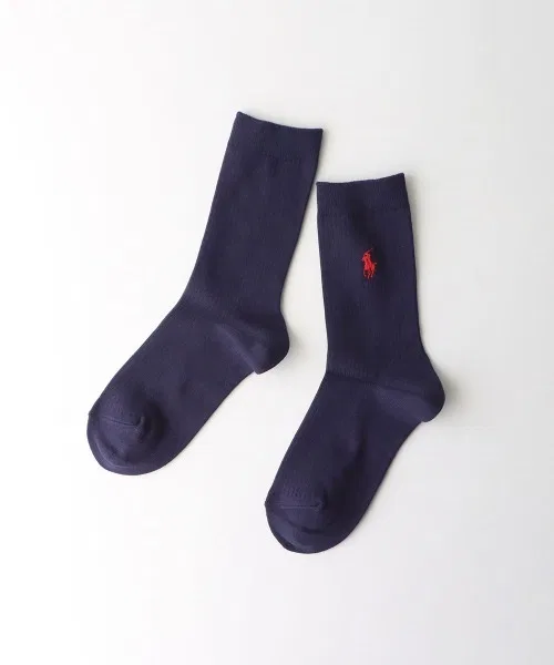 Женские носки с вышивкой логотипа Polo Ralph Lauren, Navy