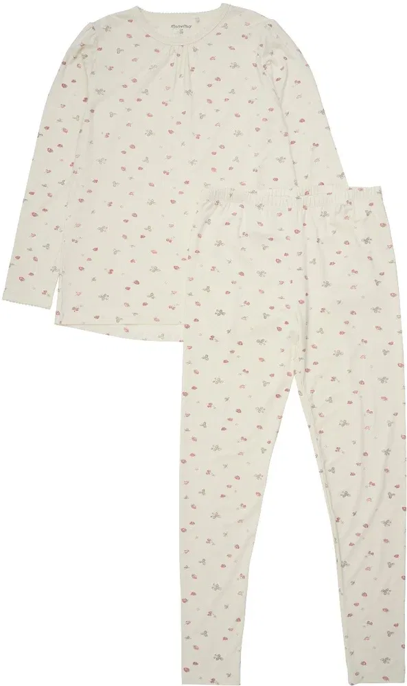 Пижама детская с принтом Pyjamas Girl Minymo, розовый