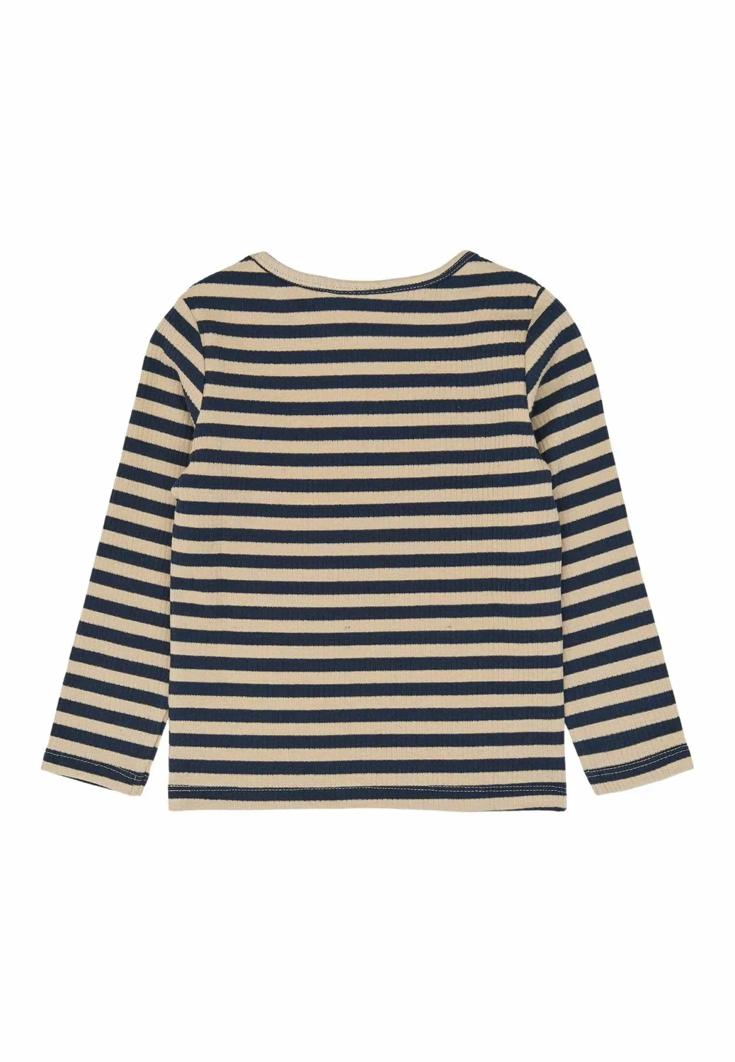 Унисекс - футболка с длинными рукавами The New Siblings, Navy Blazer Striped — фото 4