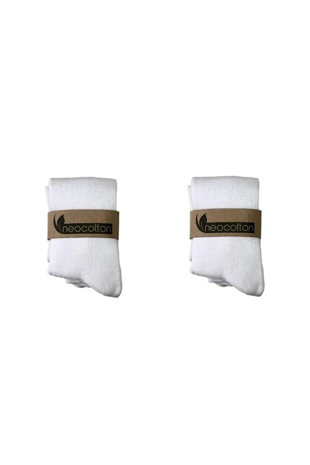 Детские колготки хлопковые набор 2 шт Neocotton, White