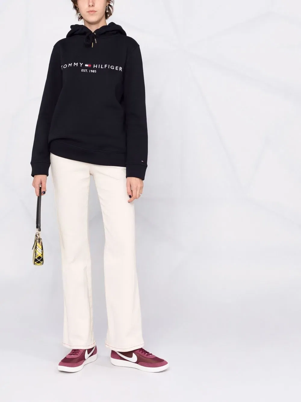 Худи с вышитым логотипом Tommy Hilfiger, темно-синий — фото 2