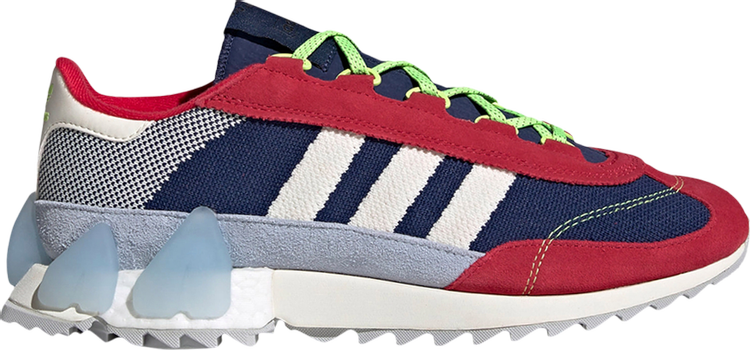 Кроссовки Adidas Angel Chen x Wmns Superstar 80s 'Dark Blue Red', синий - фото