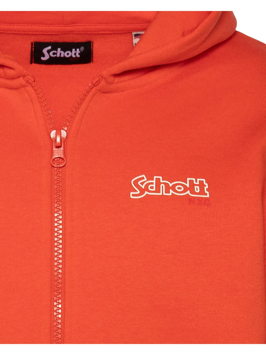 Толстовка Schott Nyc оранжевого цвета — фото 2