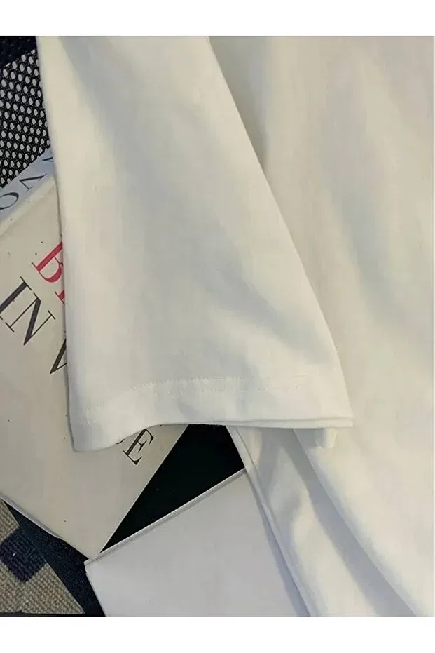 Детская футболка с принтом Ribbon Printed Elvino, White — фото 3