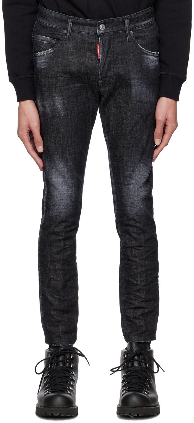 

Черные джинсы скинни Dsquared2, Черный, Черные джинсы скинни Dsquared2