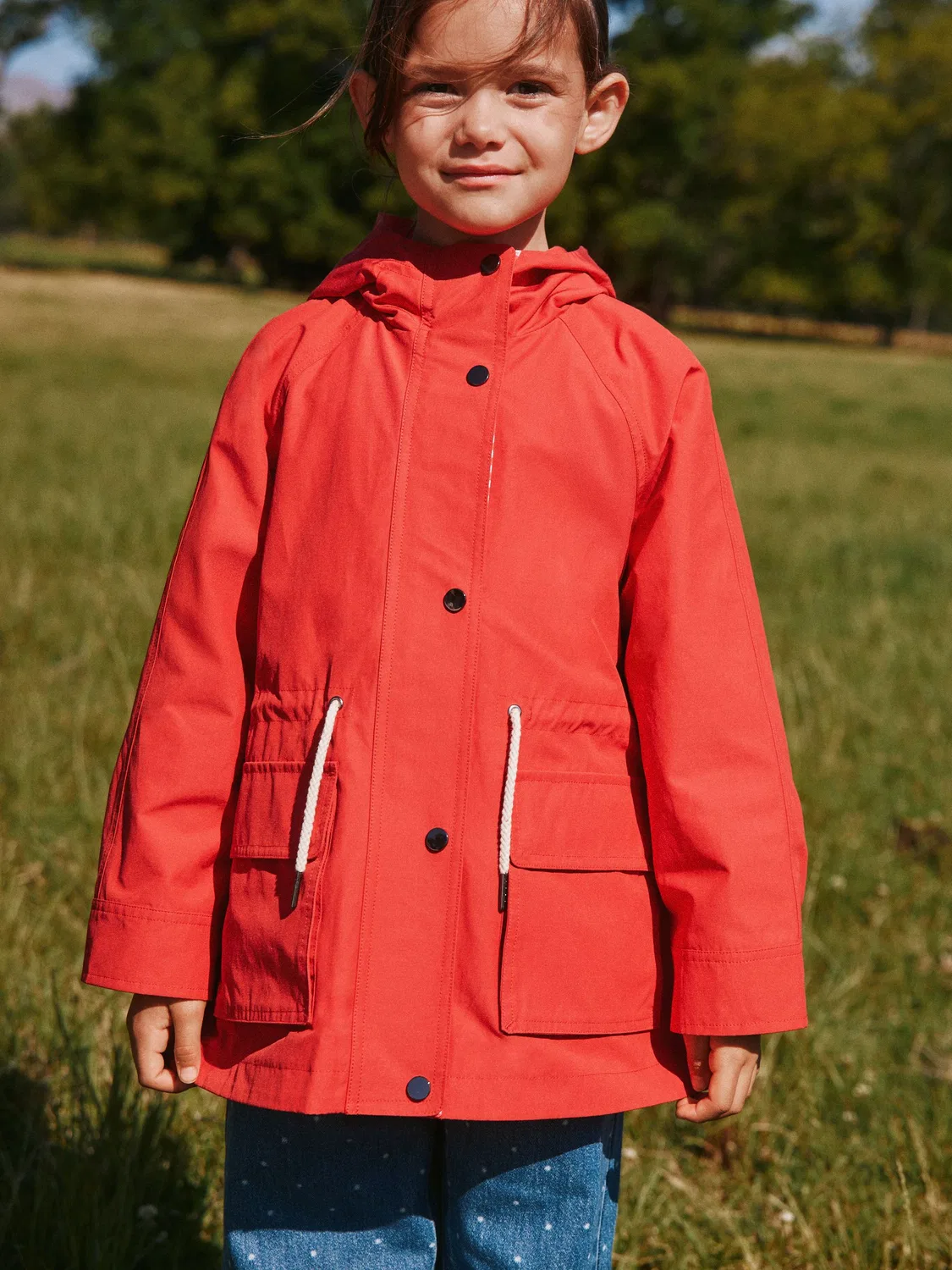 Дождевик Red Shower Resistant Raincoat от Next, Красный