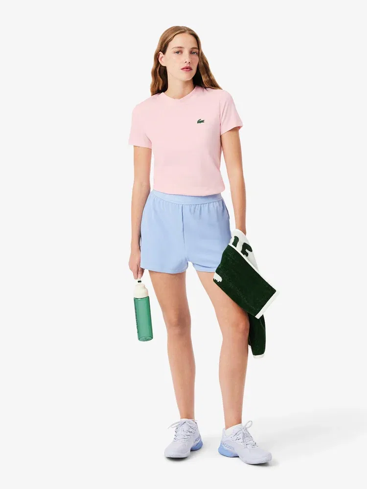 Футболка LACOSTE базовая, Pink — фото 4