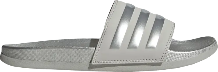 Сандалии Adidas Wmns Adilette Comfort Slide 'Grey Silver Metallic', серый