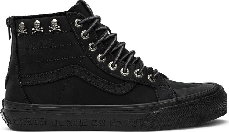 

Кеды Vans Kith x Mastermind World x Sk8-Hi Reissue Zip LX Black, черный