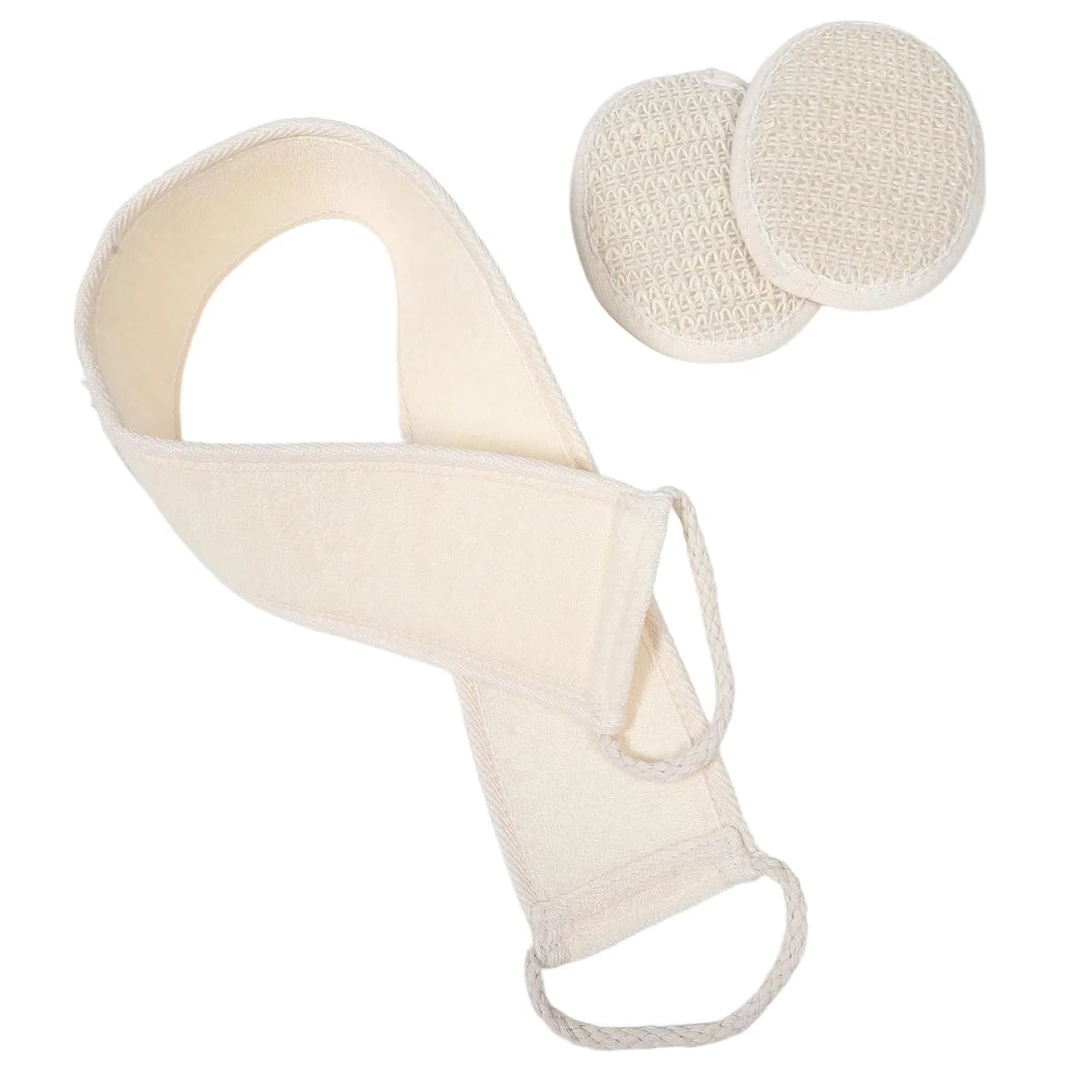Скраб-перчатка для душа двусторонняя VALICLUD, 70 г, Beige