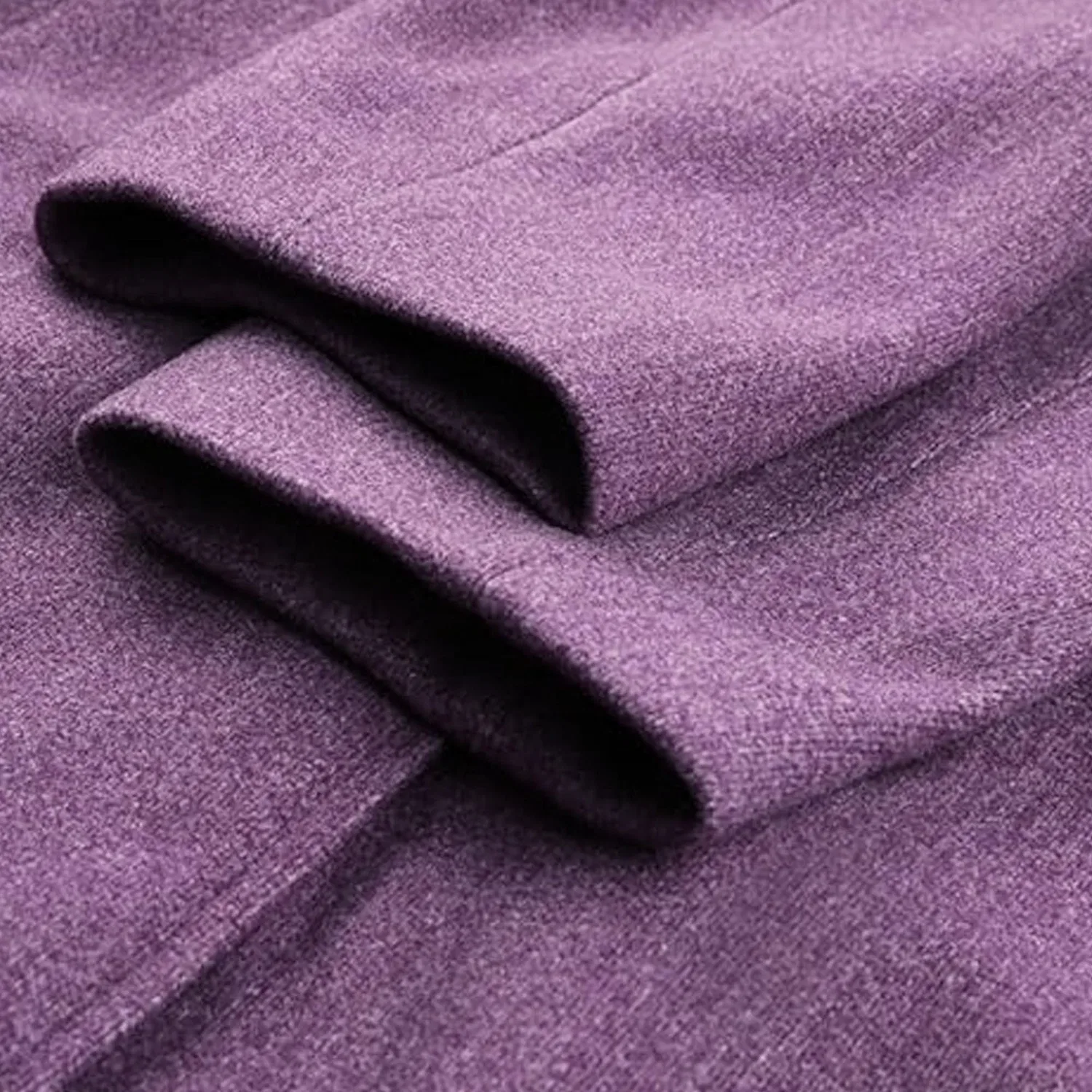 Женское пальто с длинным рукавом из шерстяной смеси, Viola chiaro — фото 3