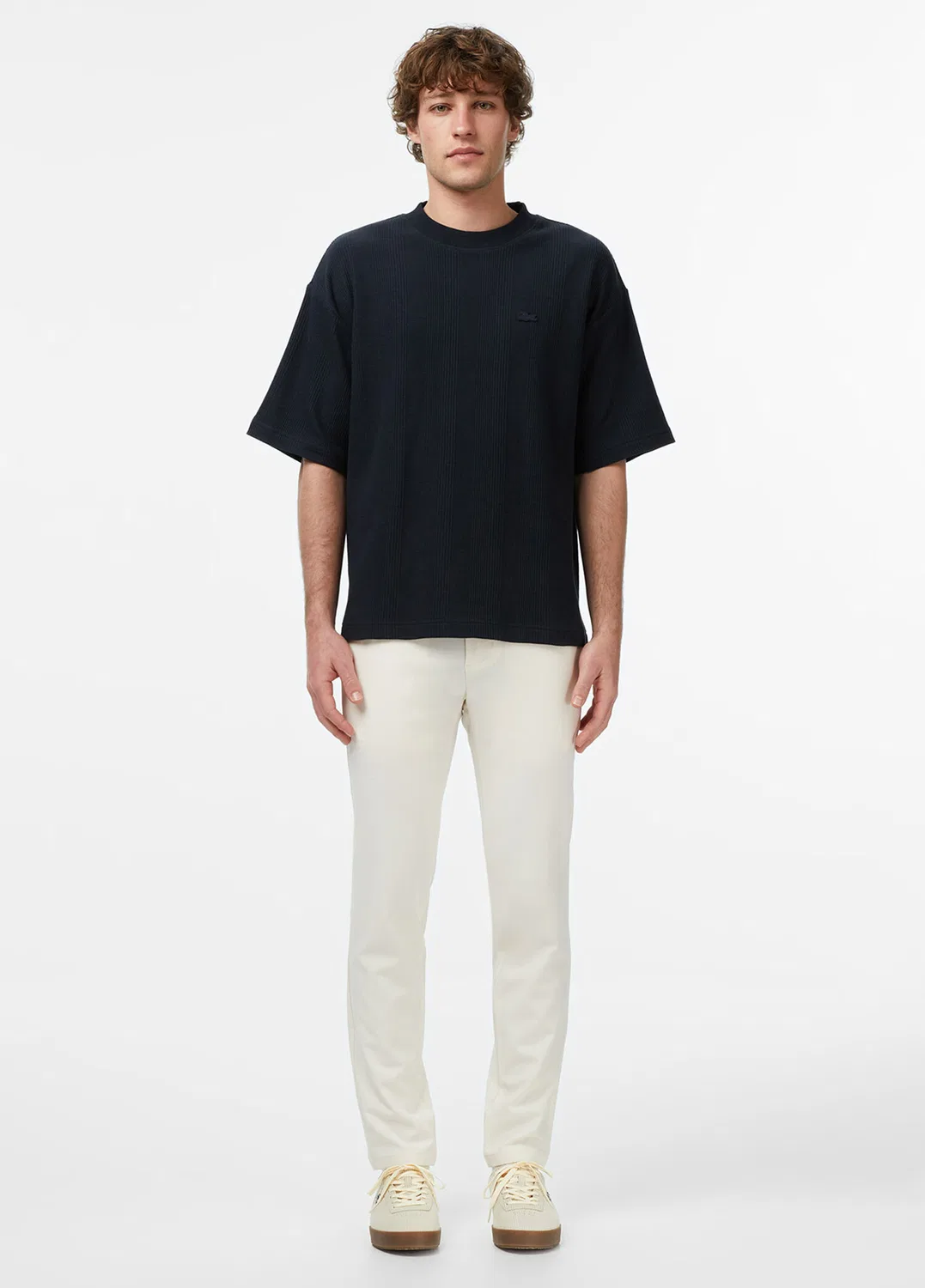 Чиносы прямые Lacoste, кремовый