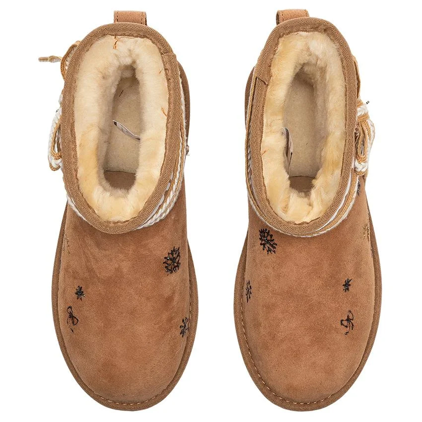 Угги UGG Classic Mini II Maillard Style Series, коричневый — фото 4