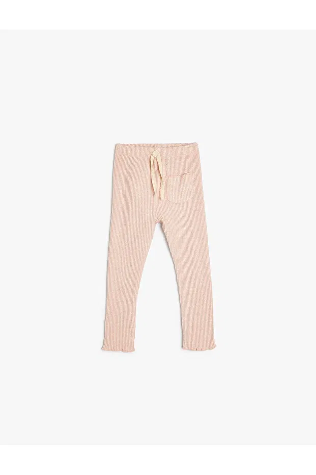 Детские леггинсы для девочек с эластичным поясом Basic Koton, Rose