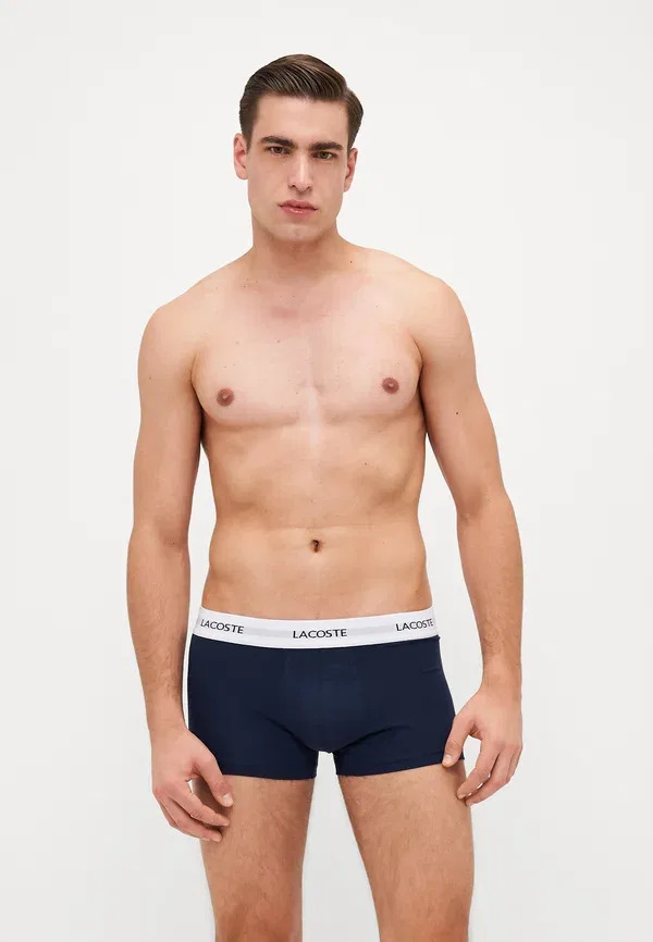 Комплект трусов 3 шт Lacoste, черный/синий/зеленый