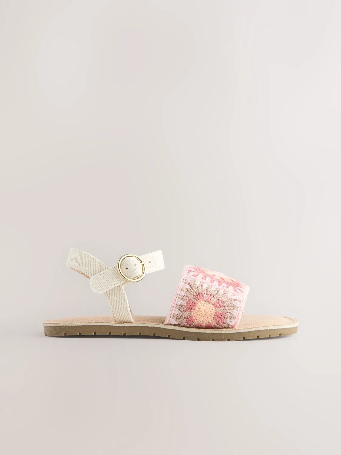 Сандалии вязаные, модель Pink Crochet Next, розовый — фото 2