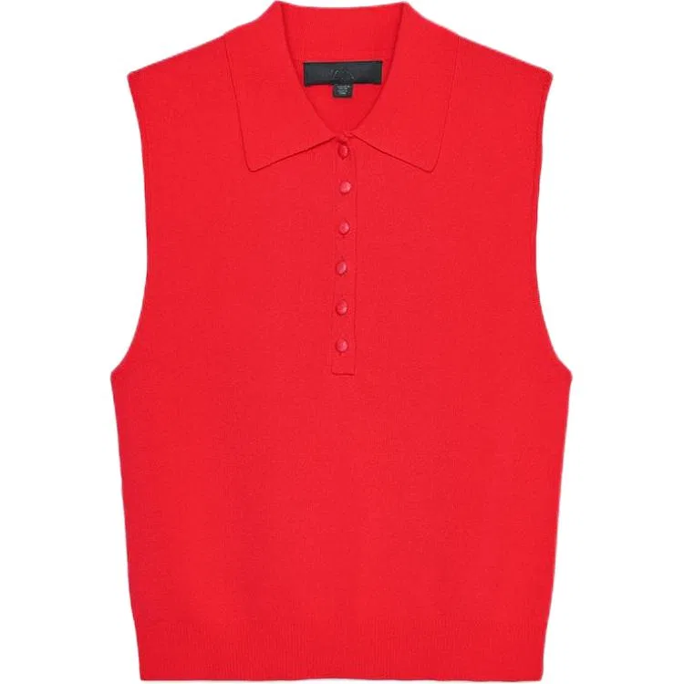 Женский топ без рукавов Red ZARA, Red