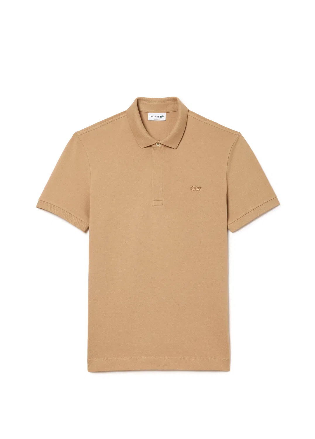 Поло Lacoste Paris Regular Fit бежевый