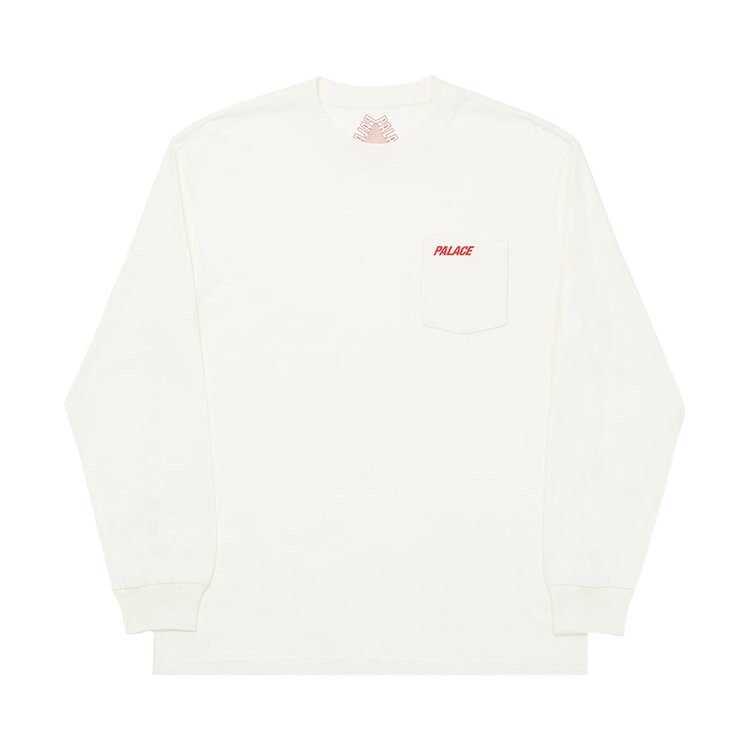 

Лонгслив Palace Classic Pocket Long-Sleeve 'White', белый
