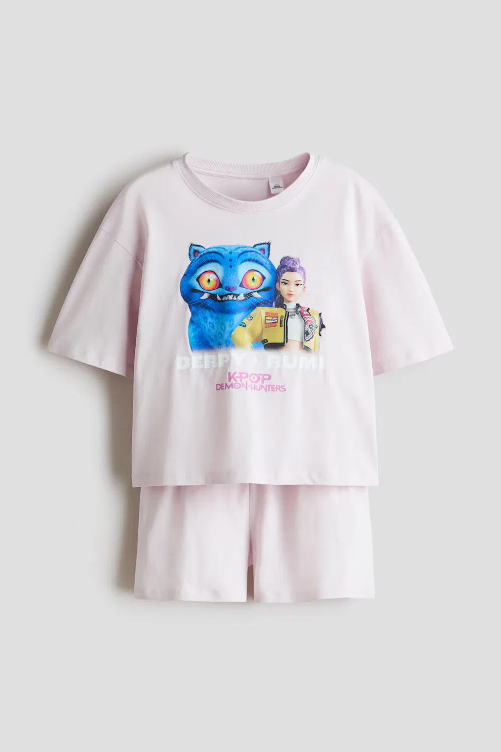 Пижама из набивного хлопка H&M, Hellrosa/Kpop Demon Hunters